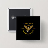 USA 250 Elegant Black Buttons (Voorkant /achterkant)