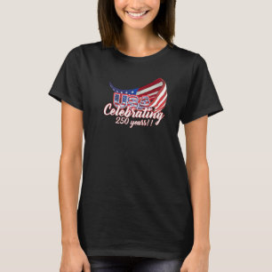 USA 250 jaar onafhankelijkheid t-shirt vieren