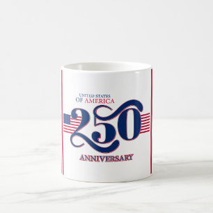 USA 250 Patriottische Jubileumbeker  Koffiemok