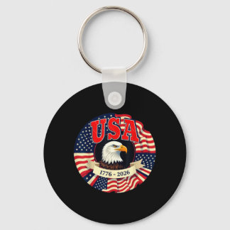 Usa 250 Patriottische Viering van het Jubileum Sleutelhanger