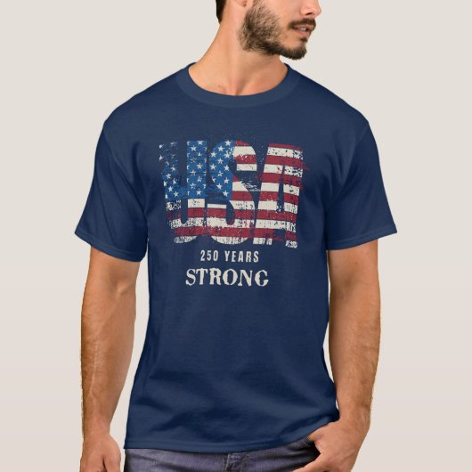 USA 250 Strong shirt (Voorkant)