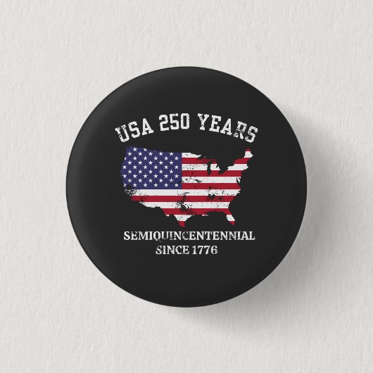USA 250 Years Button (Voorkant)