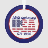 USA 250e anniversaire Semiquincentennial 1776–2026 (dos)