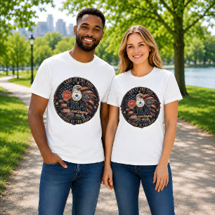USA 250e verjaardag Adelaar Vrijheid Grafisch T-shirt