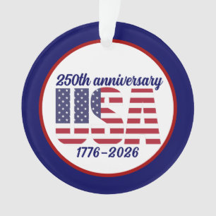 USA 250e verjaardag Semiquincentennial 1776–2026 Ornament