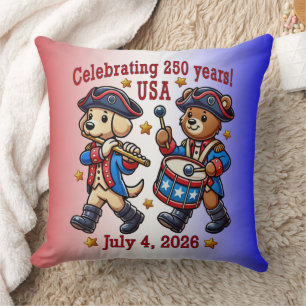USA 250e verjaardag Souvenir - Patriotisch Kussen
