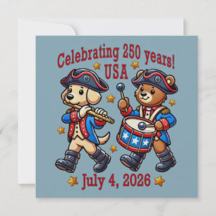 USA 250e verjaardag Souvenir - Patriottisch Kaart