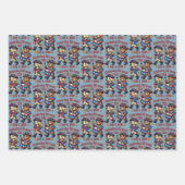 USA 250ste Jubileum Souvenir - Patriottisch Inpakpapier Vel (Voorkant 3)