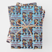 USA 250ste Jubileum Souvenir - Patriottisch Inpakpapier Vel (In situ)