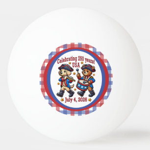 USA 250ste Jubileum Souvenir - Patriottisch Pingpongballen