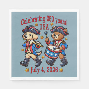USA 250ste Jubileum Souvenir - Patriottisch Servet