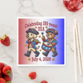 USA 250ste Jubileum Souvenir - Patriottisch Servet (Insitu)