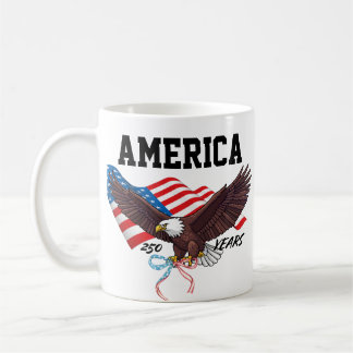 USA 250ste Verjaardag Adelaar PNG | Patriottische Koffiemok