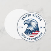USA 250th Anniversary 1776-2026 Kaart (Voorkant / Achterkant)