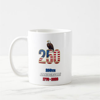USA 250th Anniversary 1776-2026 Semiquincentennial Koffiemok