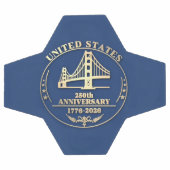 USA 250th Anniversary Golden Gate Gold design  (Plat)