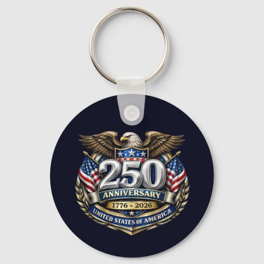 USA 250th Anniversary Keychain (Voorkant)