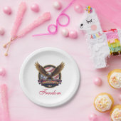 USA 250th Anniversary Party Papieren Bordje (Feest)