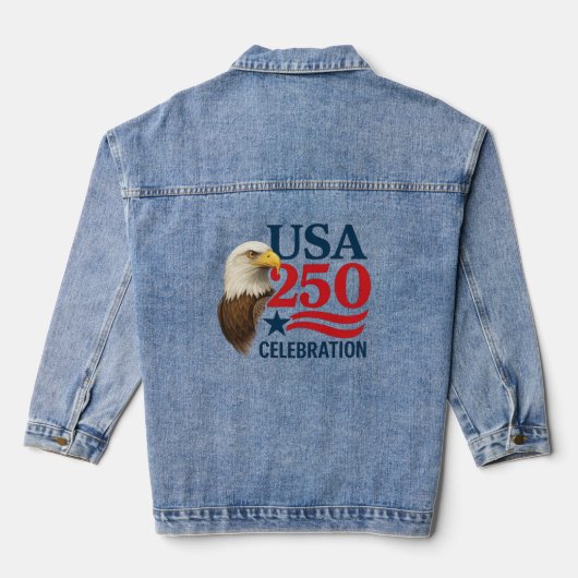 USA/4th of July 250th celebration Denim Jacket (Achterkant)