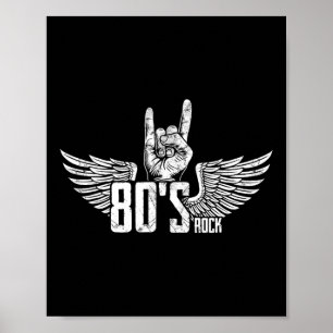  USA 80 S Style Rock Concert Poster 80s ROC