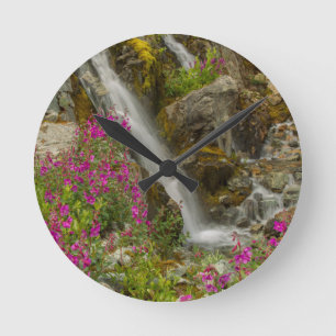 USA, Alaska, Glacier Bay National Park. Vuurwerk Ronde Klok