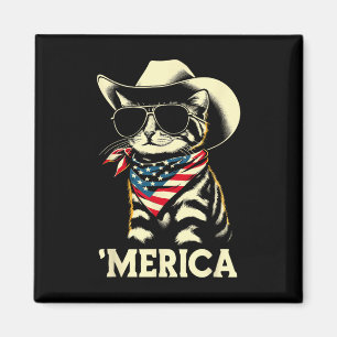 USA America Cat 4 van juli Mannen Vrouwen Kinder F Magneet