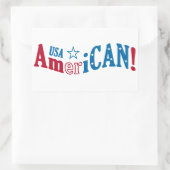 USA AmeriCAN! aangepaste stickers (Tas)