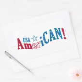 USA AmeriCAN! aangepaste stickers (Envelop)