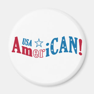 USA AmeriCAN ! aimant personnalisé