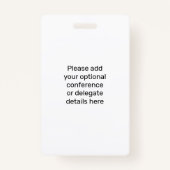 USA AMERICAN FLAG Gepersonaliseerd Logo Foto ID Na Badge (Achterkant)