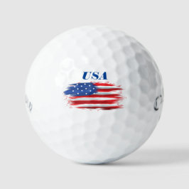 USA American Flag Golfballen
