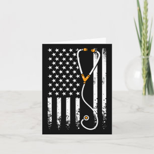 USA American Flag Patriotic Nurse Day Week 4e van Kaart