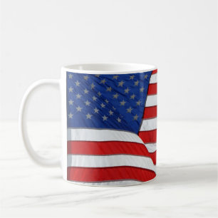 USA AMERICAN US FLAG Patriotic Mug Series
