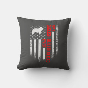  USA Amerikaanse vlag Beste Engelse Bulldog Kussen