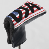 USA AMERIKAANSE VLAG GOLF HOOFD HOESJE GOLFHEADCOVER (3/4 voorkant)