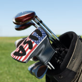 USA AMERIKAANSE VLAG GOLF HOOFD HOESJE GOLFHEADCOVER (Insitu)