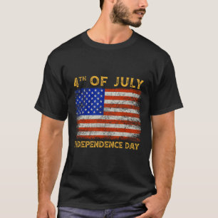 Usa Amerikaanse Vlag Vintage Hockey Keeper Masker T-shirt