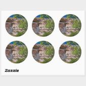 USA, Arizona. Montezuma Castle Ronde Sticker (Vel)