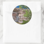 USA, Arizona. Montezuma Castle Ronde Sticker (Tas)