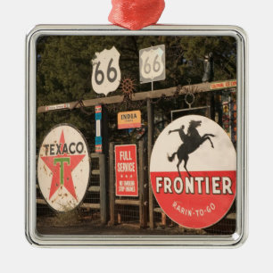 USA, Arizona, Sedona: Antiek Adverteren Metalen Ornament