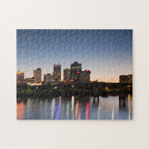 USA, Arkansas, Little Rock, City Skyline Legpuzzel