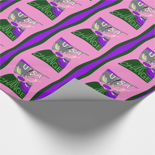 USA Art Print wijzigen Cadeaupapier (Hoek)