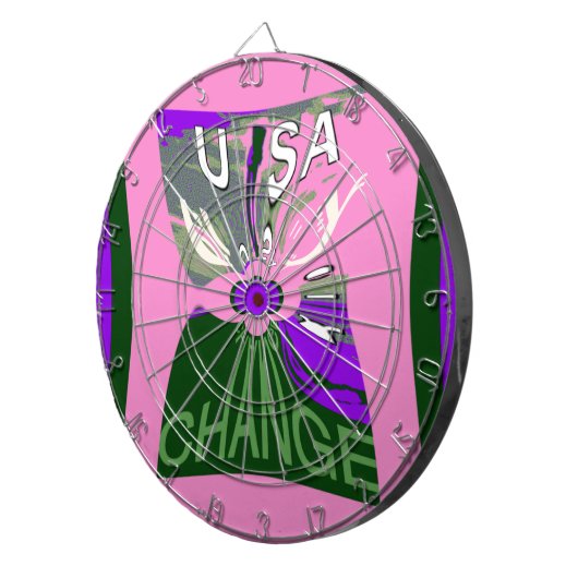 USA Art Print wijzigen Dartbord (Voorkant Rechts)