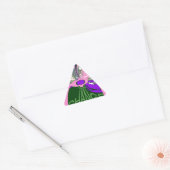 USA Art Print wijzigen Driehoek Sticker (Envelop)