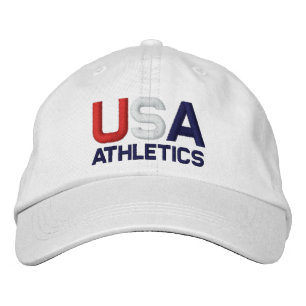 USA Athletics Olympics Embroided White Pet