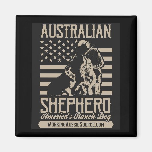 USA Aussie magneet (Voorkant)