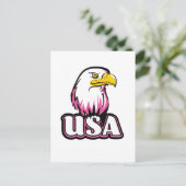 USA Bald Eagle Briefkaart (Staand voorkant)