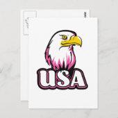 USA Bald Eagle Briefkaart (Voorkant / Achterkant)