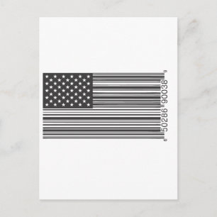 USA Barcode Briefkaart