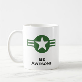 USA Be Awsome Green Koffiemok